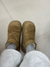 云醍桃語(yǔ)特賣(mài)冬季新款加絨保暖短筒雪地靴時(shí)尚百搭顯高顯瘦洋氣減齡勃肯鞋 卡其色 加絨 36 曬單實(shí)拍圖