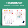 齊富60*90cm白板寫(xiě)字板商用磁吸板小白板墻貼黑板辦公用記事板看板小黑板兒童家用教學(xué)水筆可擦寫(xiě)畫(huà)板 曬單實(shí)拍圖