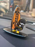 龍百達2026新款沖浪小熊車(chē)載擺件香薰隨車(chē)飄移車(chē)內中控臺卡通可愛(ài)裝飾品 沖浪小熊-黑色【隨車(chē)漂移-NY旗幟】 曬單實(shí)拍圖