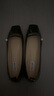 NINE WEST/玖熙瑪麗珍鞋牛漆皮優(yōu)雅方頭淺口平底女單鞋NF353013FK 黑色 39  曬單實(shí)拍圖