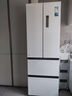 美的（Midea）420法式多門(mén)四門(mén)超薄純平全嵌雙變頻一級大容量風(fēng)冷白色冰箱政府補貼 MR-420WUFPZE 曬單實(shí)拍圖