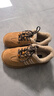 他她棉鞋25秋冬厚底板鞋加絨毛毛德訓鞋休閑 棕黃（仿毛里） 35 曬單實(shí)拍圖