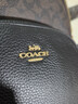 蔻馳（COACH）奢侈品女包 COURT 雙肩包書(shū)包 CZ176IMXAQ 胡桃木色情人節禮物 曬單實(shí)拍圖