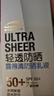 露得清輕透防曬霜SPF50+防水防汗戶(hù)外清爽防曬30ml男女新年禮物 曬單實(shí)拍圖