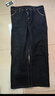 羅蒙【棉彈保暖】牛仔褲男春商務(wù)休閑寬松加絨通勤直筒長(cháng)褲黑色40 曬單實(shí)拍圖