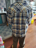 巴拉巴拉童裝男童襯衫長(cháng)袖中大童格子印花襯衣秋冬加絨上衣潮 曬單實(shí)拍圖