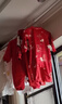 童泰（TONGTAI）嬰兒連體衣春秋純棉寶寶衣服兒童新年針織爬服拜年服紅色80cm 曬單實(shí)拍圖