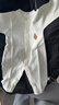 婧麒（JOYNCLEON）嬰兒衣服春秋裝連體衣小月齡純棉寶寶爬服內衣新生兒哈衣長(cháng)袖 小樹(shù)奶白 73cm 【6-9個(gè)月，體重7.2-9kg】 曬單實(shí)拍圖