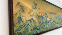 古歌空間 焦點(diǎn)藝術(shù)千里江山裝飾畫(huà)超大幅客廳沙發(fā)背景墻壁銅版畫(huà)辦公室山水風(fēng)景掛畫(huà) 千里江山【經(jīng)典大幅】1980x550mm 黑胡桃實(shí)木畫(huà)框 銅彩燒工藝+黃銅畫(huà)芯+包安裝 曬單實(shí)拍圖