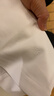 拇指白小T三防圓領(lǐng)純色T恤長(cháng)袖純棉秋季新款百搭男女款打底衫 女士皓白 L 曬單實(shí)拍圖
