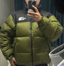 北面（The North Face）美版1996Nuptse男女款羽絨服潮牌經(jīng)典戶(hù)外700蓬 NF0A3C8D男款PIB-橄欖綠 L 曬單實(shí)拍圖