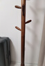 棲音閣全實(shí)木主干衣帽架落地立式掛衣架臥室大衣架民宿現代辦公室粗衣架 曬單實(shí)拍圖