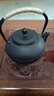 貞喜氣鑄鐵壺過(guò)濾茶壺圍爐煮茶壺大容量家用泡茶器燒水壺戶(hù)外明火適用 手提鐵壺+不銹鋼濾網(wǎng) 1200ml 曬單實(shí)拍圖