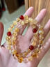 素聚暴富招財黃水晶黃塔晶金發(fā)晶紅瑪瑙手串手鏈本命年玉鐲禮物少女 暴富紅瑪瑙黃水晶手串8MM 曬單實(shí)拍圖