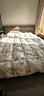 富安娜高端羽絨被95白鵝絨被子 冬季雙人抗菌冬厚被1100g填充230×229cm 曬單實(shí)拍圖