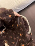 另約復古碎花毛絨連帽睡衣女秋冬季珊瑚絨保暖家居服法蘭絨套裝可外穿 S805 復古碎花 M 曬單實(shí)拍圖