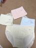 鴨鴨【A類(lèi)嬰兒棉】女士?jì)妊澟兠?0A抑菌中腰無(wú)痕少女三角褲獨立包裝 曬單實(shí)拍圖