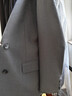 ELLE法式高級感正肩西裝外套女2025秋季新款氣質(zhì)時(shí)髦時(shí)尚廓形西服 中灰 M 曬單實(shí)拍圖