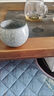 景德鎮【大師級】黑冰主人杯冰裂釉茶具茶杯蓋碗建盞汝窯茶具高檔 黑冰主人杯-羅漢杯   遇水化冰    200mL以下 曬單實(shí)拍圖