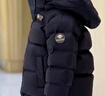 巴布豆（BOBDOG）金標兒童羽絨服男女童裝冬2025年新品時(shí)尚加厚連帽A類(lèi)95鴨絨外套 黑色 160 曬單實(shí)拍圖