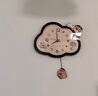好久不見(jiàn)蠟筆小新餐廳掛鐘客廳家用靜音鐘表創(chuàng  )意可左右搖擺玄關(guān)掛墻時(shí)鐘 曬單實(shí)拍圖