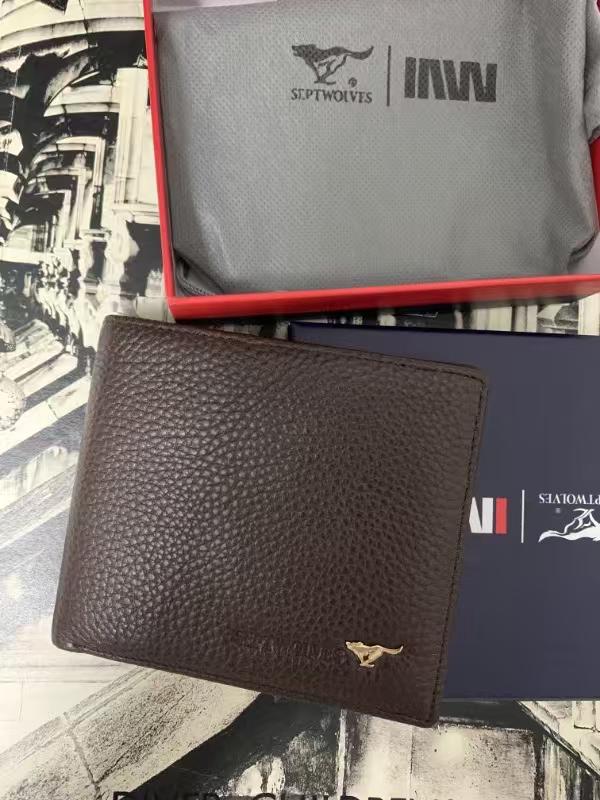 七匹狼錢(qián)包男士短款真皮牛皮錢(qián)包卡包男多卡位駕駛證一體皮夾男 款式二/三折頁(yè)啡色 3A3054315-02 曬單實(shí)拍圖