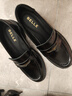 百麗（Belle）海鷗樂(lè )福鞋女26春新質(zhì)感牛皮舒適通勤單鞋B2972AA6預售 黑色 36 曬單實(shí)拍圖