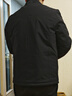羅蒙男士行政夾克羽絨服冬季翻領(lǐng)商務(wù)外套中老年爸爸加厚羊毛干部男裝 曬單實(shí)拍圖