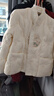 似水年華冬90絨輕奢精致國風(fēng)羽絨高級感小眾時(shí)尚小個(gè)子羽絨服 02米色 M 曬單實(shí)拍圖