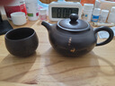LOCKZI原礦紫砂茶壺大容量仿古名家純手工泡茶壺功夫茶具杯套裝妍送禮物 紫砂-紫泥大仿古(一鹿呈祥)（送茶杯） 480ml 曬單實(shí)拍圖