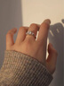 Cindy Kelly精致輕奢女款戒指可調節高級實(shí)用走心送老婆女友實(shí)用高檔 【奢品·女戒】【新年送老婆實(shí)用高檔】 曬單實(shí)拍圖