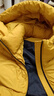 鴨鴨（YAYA）YAYA鴨鴨2025年秋冬季新款時(shí)尚休閑百搭女士短款外套鴨絨羽絨服 麥垛黃色 S 80-110斤 曬單實(shí)拍圖