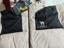 駱駝（CAMEL）小太陽(yáng)自發(fā)熱戶(hù)外羽絨服秋冬新款男女加厚白鴨絨保暖外套面包服 【自發(fā)熱】白玉粉/幻影黑，A33CAPN163E 男女 L 曬單實(shí)拍圖