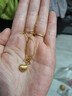 潮宏基足金黃金項鏈女士計價(jià) 綾羅 XXG30000341 約2.4g 曬單實(shí)拍圖