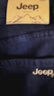 JEEP吉普牛仔褲男士冬季高端直筒休閑彈力加厚長(cháng)褲子男 黑灰色加絨 33 曬單實(shí)拍圖