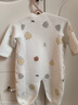 婧麒（JOYNCLEON）嬰兒連體衣保暖夾棉嬰幼兒寶寶衣服秋冬爬服哈衣套裝 Jlt200702 曬單實(shí)拍圖