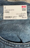 優(yōu)衣庫男裝寬松廓形牛仔褲/水洗產(chǎn)品丹寧牛仔彎刀鐮刀褲482868 65 寶藍色 27 /160/68A 曬單實(shí)拍圖