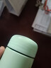 【全網(wǎng)爆款】迷你口袋保溫杯304不銹鋼水杯便攜可愛(ài)水杯女生 淡青色 150ml 曬單實(shí)拍圖