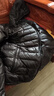 波司登25年羽絨服女士秋90絨輕薄連帽修身短款休閑新年紅外套 曬單實(shí)拍圖