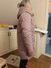 皮爾卡丹（pierre cardin）媽m羽絨服中長(cháng)款加厚收腰顯瘦2025新款氣質(zhì)中年冬裝外套女顯瘦 香芋紫色 誰(shuí)穿誰(shuí)好看 3XL 【建議120-135斤】 曬單實(shí)拍圖