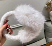 GOLOVEJOY高樂(lè )捷耳罩女冬天耳暖毛絨防凍耳包耳朵套韓系可折疊耳捂子東北白 曬單實(shí)拍圖