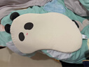 科巢兒童枕頭寶寶嬰兒硅膠枕透氣可水洗冰絲幼兒園小學(xué)生1-3-6歲以上 【適用1-3歲-7A抗菌】萌趣熊貓(全枕可機洗) 曬單實(shí)拍圖
