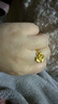 周生生新年永系列 足金幸?；ㄕZ(yǔ)開(kāi)口戒結婚玫瑰花戒指72931R 計價(jià)4.05克 曬單實(shí)拍圖
