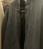 Levi's李維斯25年秋冬新款情侶同款美式水洗牛仔夾克棉服厚外套 深灰 L 曬單實(shí)拍圖