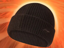 李寧帽子戶(hù)外運動(dòng)帽保暖針織帽秋冬新款毛線(xiàn)帽跑步滑雪防寒護耳套頭帽 023黑色【防寒保暖加厚前后可戴 曬單實(shí)拍圖