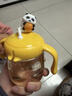 貝親水杯 兒童水杯熊貓牛奶杯1-3歲寶寶喝水喝奶PPSU直飲奶瓶吸管杯 香蕉牛奶黃 330ml 曬單實(shí)拍圖