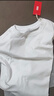 京東京造【10A抗菌T】長(cháng)袖t恤男衛衣打底衫衣服白小T男裝 白色 XL 曬單實(shí)拍圖