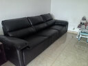 芝華仕頭等艙黑爵士30125半青皮真皮電動(dòng)沙發(fā)床黑3.06M大戶(hù)型沙發(fā)客廳 曬單實(shí)拍圖