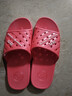 回力男女居家拖鞋洗澡室內穿防滑靜音速干涼拖鞋HL3C582桃紅39碼 曬單實(shí)拍圖
