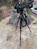 富圖寶（Fotopro）&joy聯(lián)名款 飛行一號 橫豎拍攝液壓云臺碳纖維相機微單攝影攝像三腳架 原碳灰 含手機夾 曬單實(shí)拍圖